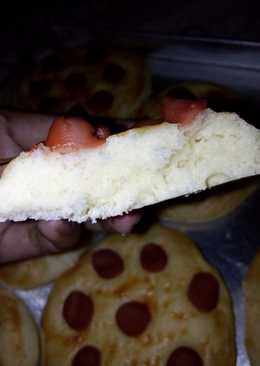 Roti pizza mini simple tapi empuk bisa disimpan difreezer