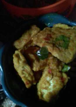 Tahu tempe bumbu kuning