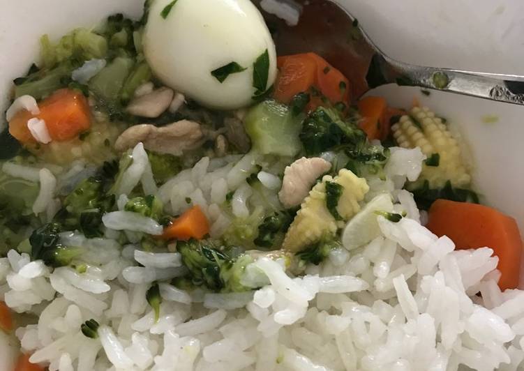 resep masakan Mpasi 14.5bln - Nasi Capcay sayur