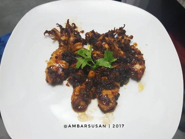 Cumi Bakar Pedas