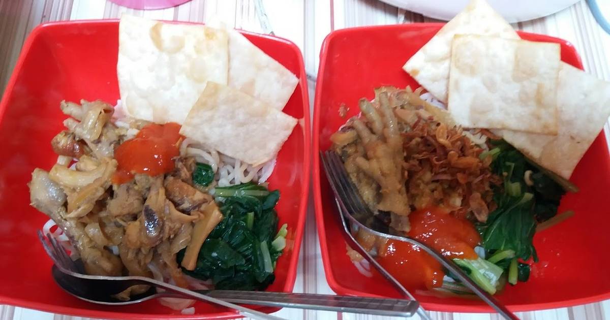 386 resep  mie  ayam  jamur  enak dan sederhana Cookpad