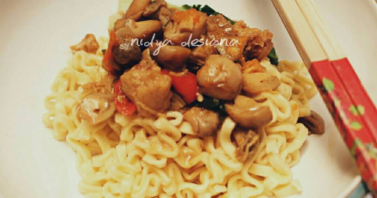 Resep Mie Ayam Jamur ala Nidya Desiana R