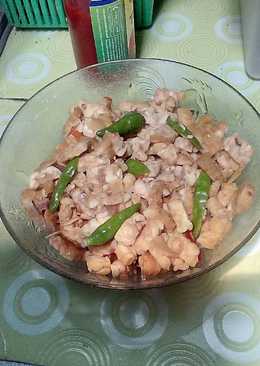Oseng tempe pedas manis