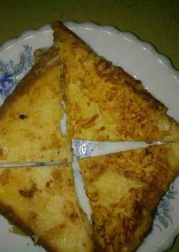 Sarapan pagi omelette cheese roti bikin ketagihan