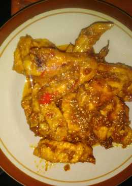 Ayam kecap pedas+tahu