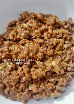 Tumis daging kecap untuk filling roti/bakpao