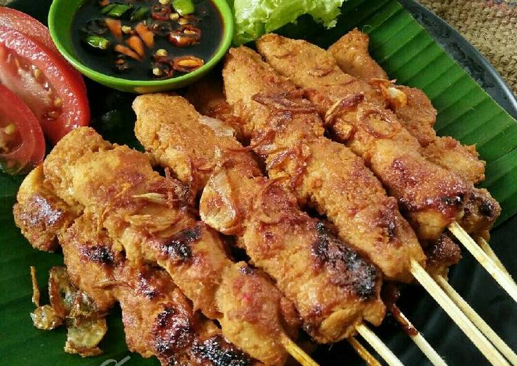 resep masakan SATE AYAM PEDAS MANIS Empuk meresap + tips (#pr_sate)