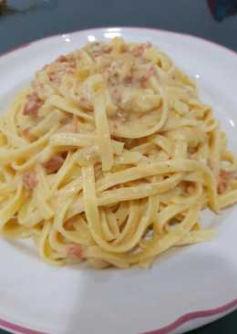 Fettuccine carbonara
