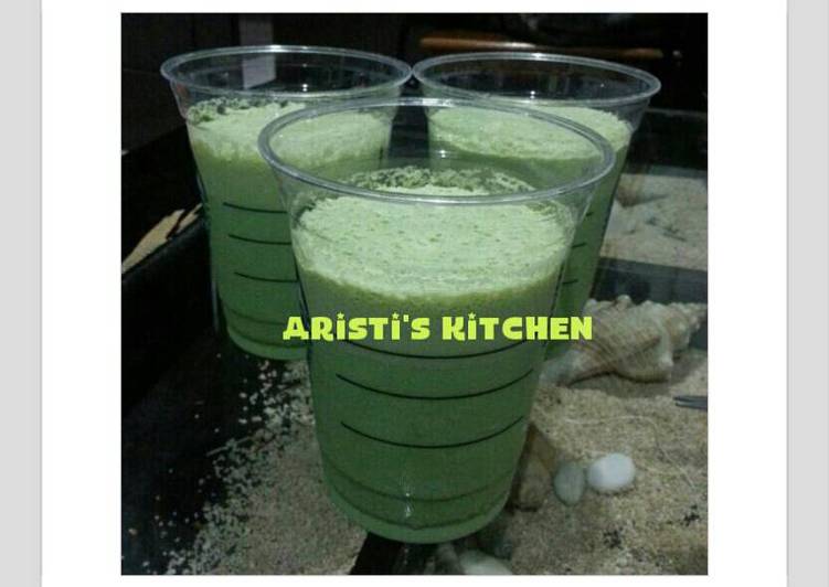 resep makanan Homemade Green Tea Frappucino Starbucks KW