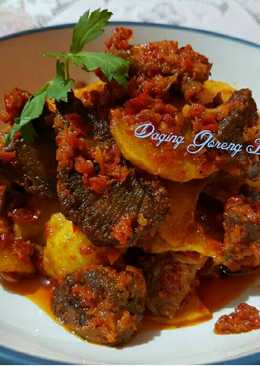 Daging Goreng Balado #kitaberbagi