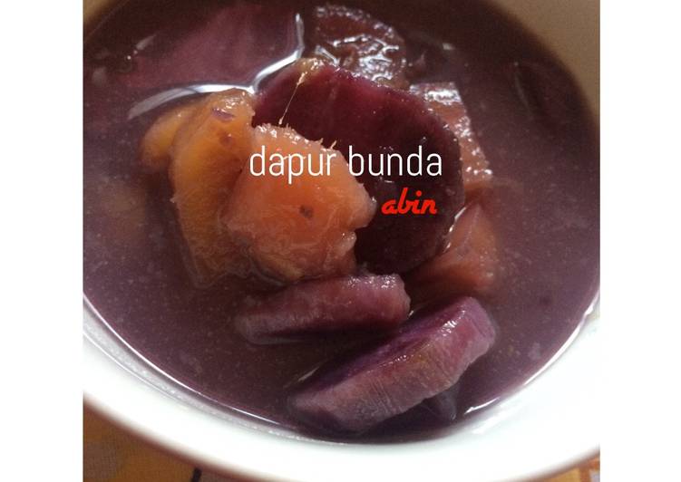 resep Kolak Ubi ungu