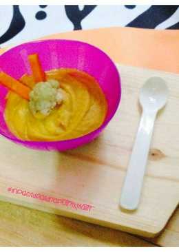 Bubur ubi merah kembang kol-MPASI