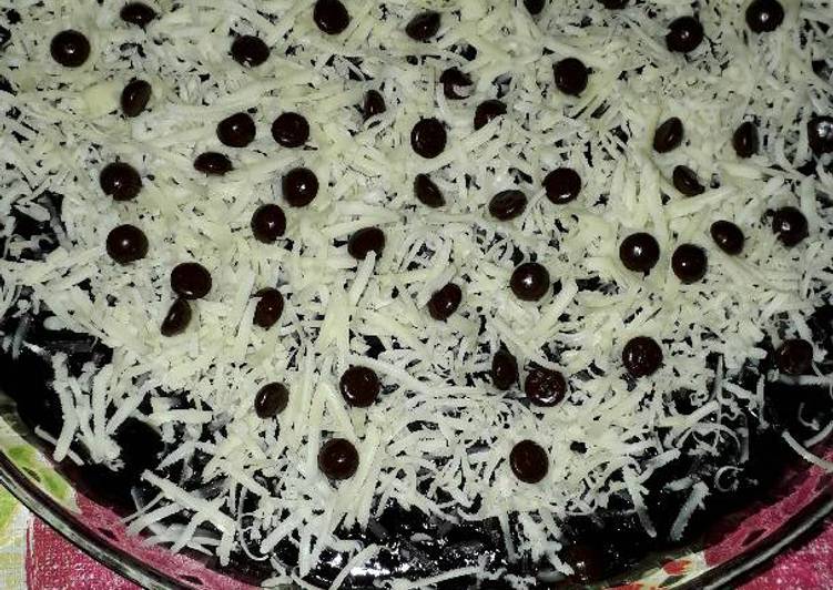 cara membuat Puding Cokelat Fla Cokelat