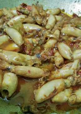 Cumi asin bumbu sederhana