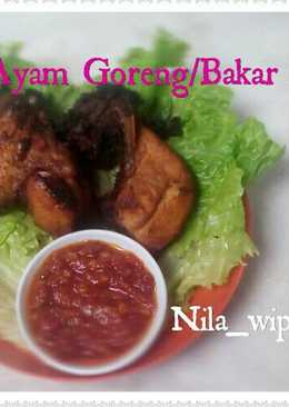 Ayam Goreng/Bakar Kalasan