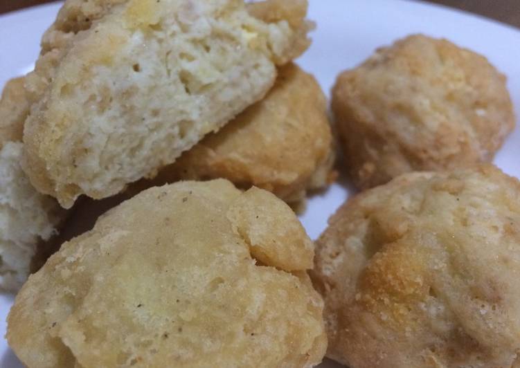 bahan dan cara membuat Bola nugget ayam keju renyah