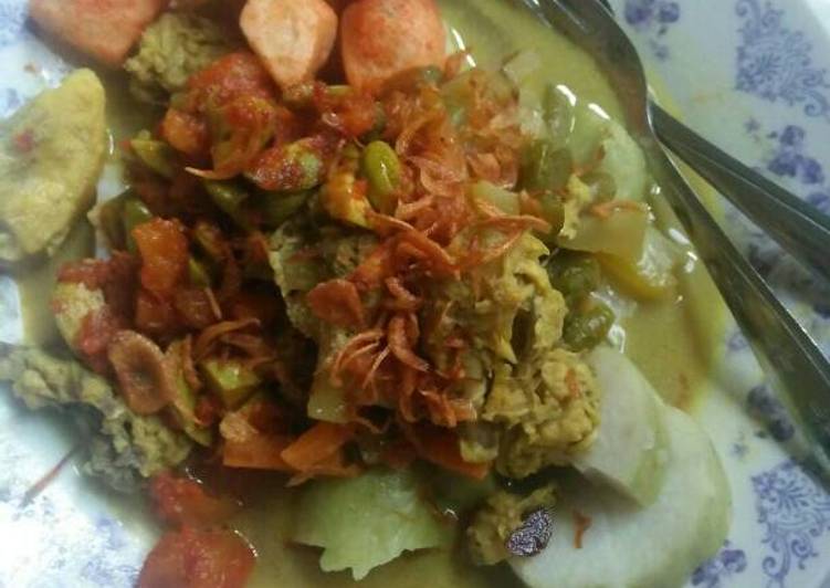 gambar untuk resep Lontong sayur