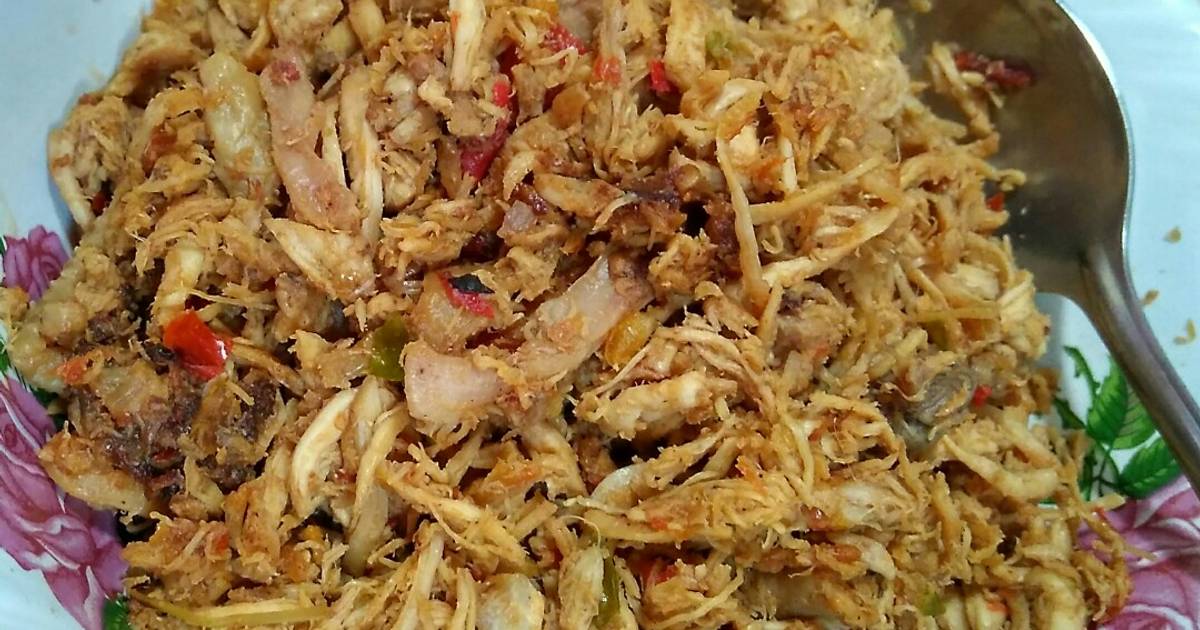 66 resep  ayam suir hajatan  enak dan sederhana Cookpad