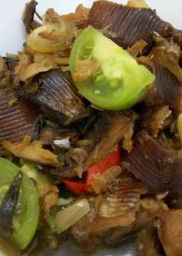 Ikan Pari masak kecap