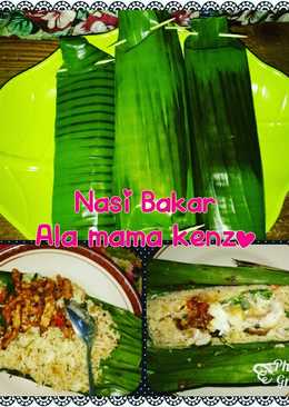 Nasi Bakar Rebon Teri