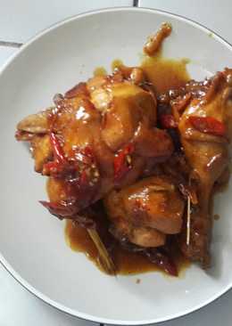 Ayam kecap sederhana