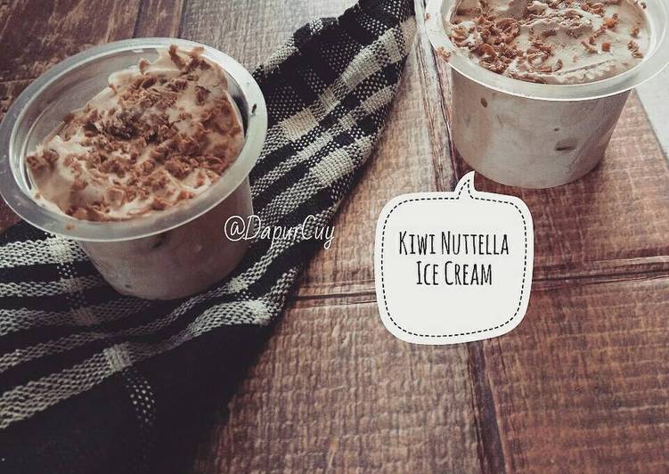 Resep Kiwi Nutella Ice Cream - DapurCuy