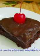 Super moist steamed chocolate cake