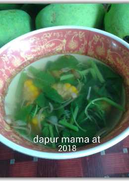 Sayur Bening Bayam + Jagung