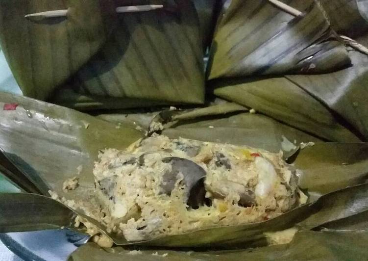 resep masakan Pepes Rempela Ati Tahu