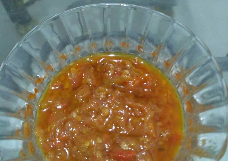 Resep Sambal tomat sedap Dari Syahira Bsa