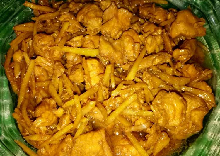 Resep Ayam Kecap Jahe Chinese Food masakan mama mudah