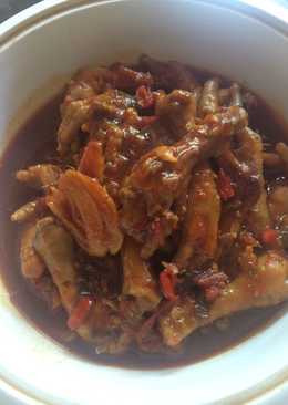 Ceker Ayam Pedes Manis (dgn presto/panci tekan)