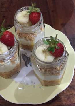 Fruit Yogurt in a jar