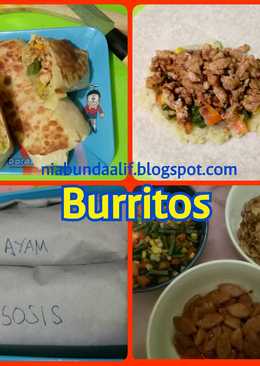 Bekal Suami - Chicken and Sausage Burritos