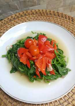 Tumis Bayam Paprika