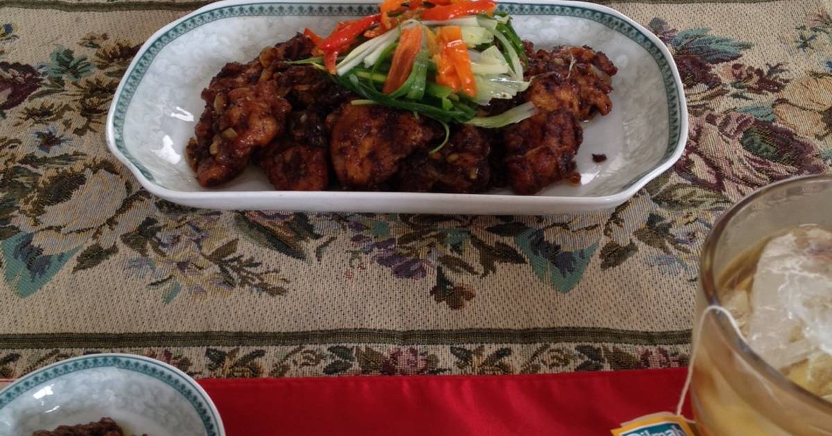 Resep Black Bean Sauce (Jjajang) on Chicken ala Firda Badrie