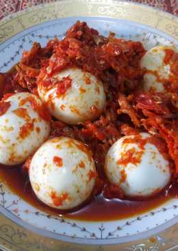 Sambal telur rebus