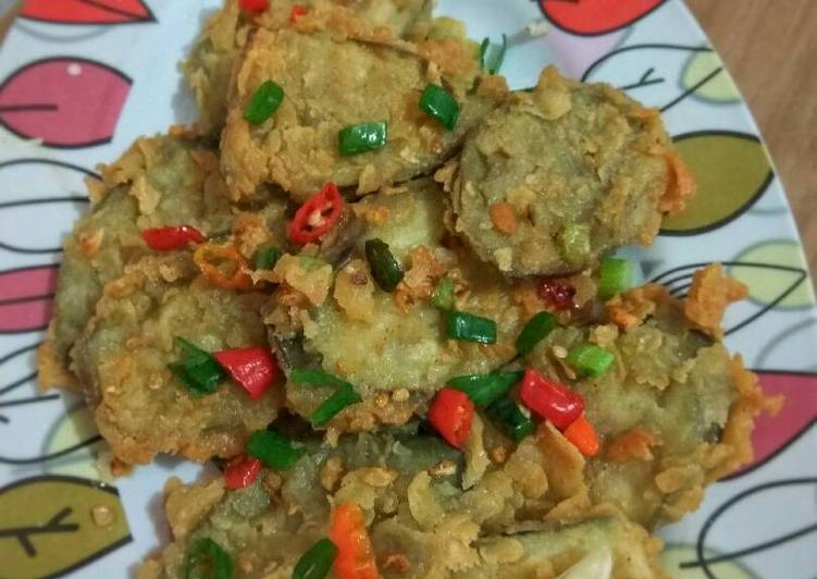 resep masakan Terong Krispy?? Cabai Garam