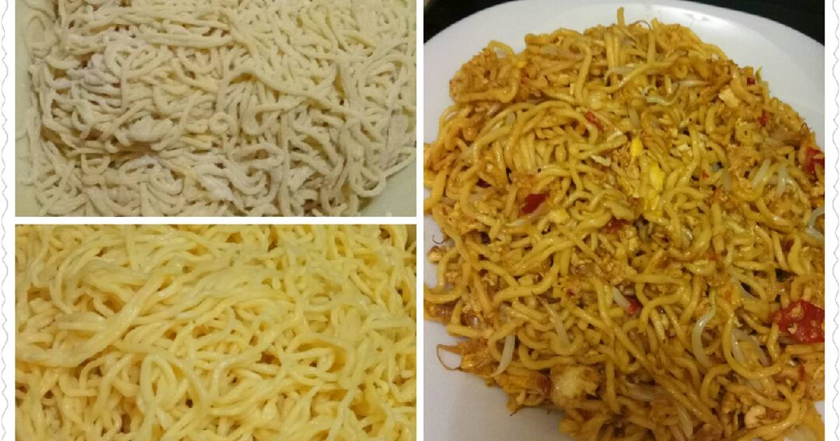 229 resep  mie  mentah home made kenyal anti  gagal  enak  dan 