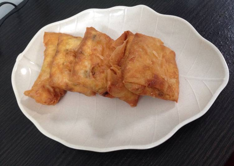 resep masakan Lumpia isi tahu telor sederhana