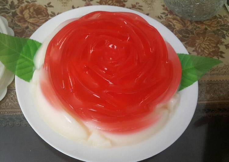 Resep Puding Mawar #merahputih Karya aulia adriani