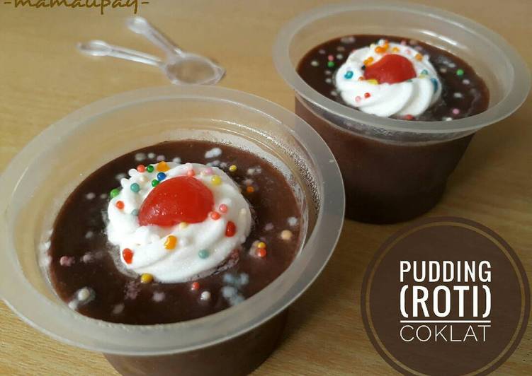 gambar untuk cara membuat Puding (Roti) Coklat