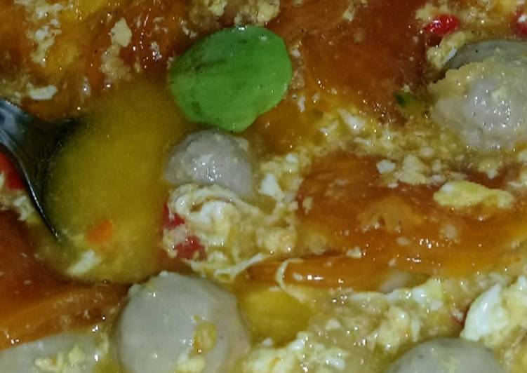 Seblak Baso Petai recipe main photo