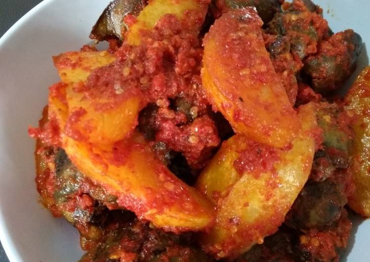 resep lengkap untuk 16. Ati Kentang Balado #BikinRamadanBerkesan #RabuBaru