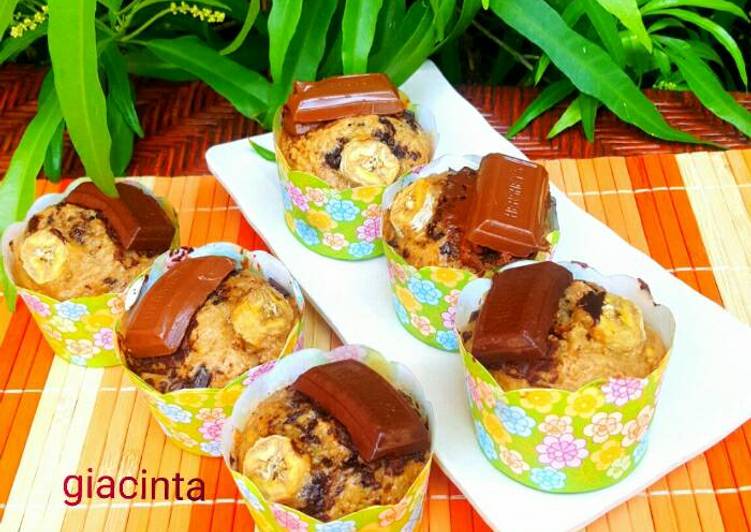Resep Muffin susu pisang coklat (#pr_muffin) By Giacinta Permana
