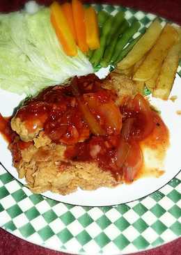 Resep Chicken Steak Crispy Saus Lada Hitam Surat Rasmi H