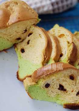 Roti tawar cake pandan