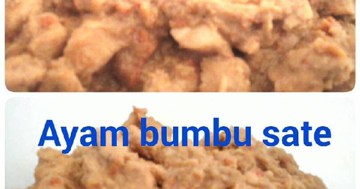 Resep Ayam bumbu sate ala Endang S Hartono