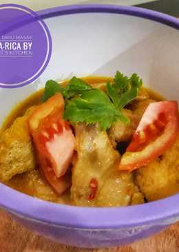 Ayam tahu masak rica-rica sederhana