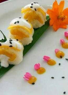 Mango Sticky Rice ala Sushi